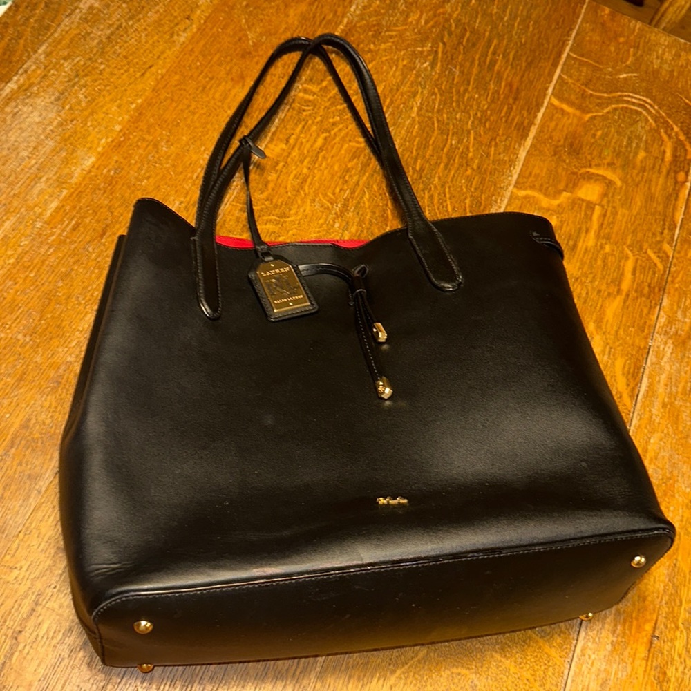 Lauren Ralph Lauren Dryden Diana Tote Black Gem